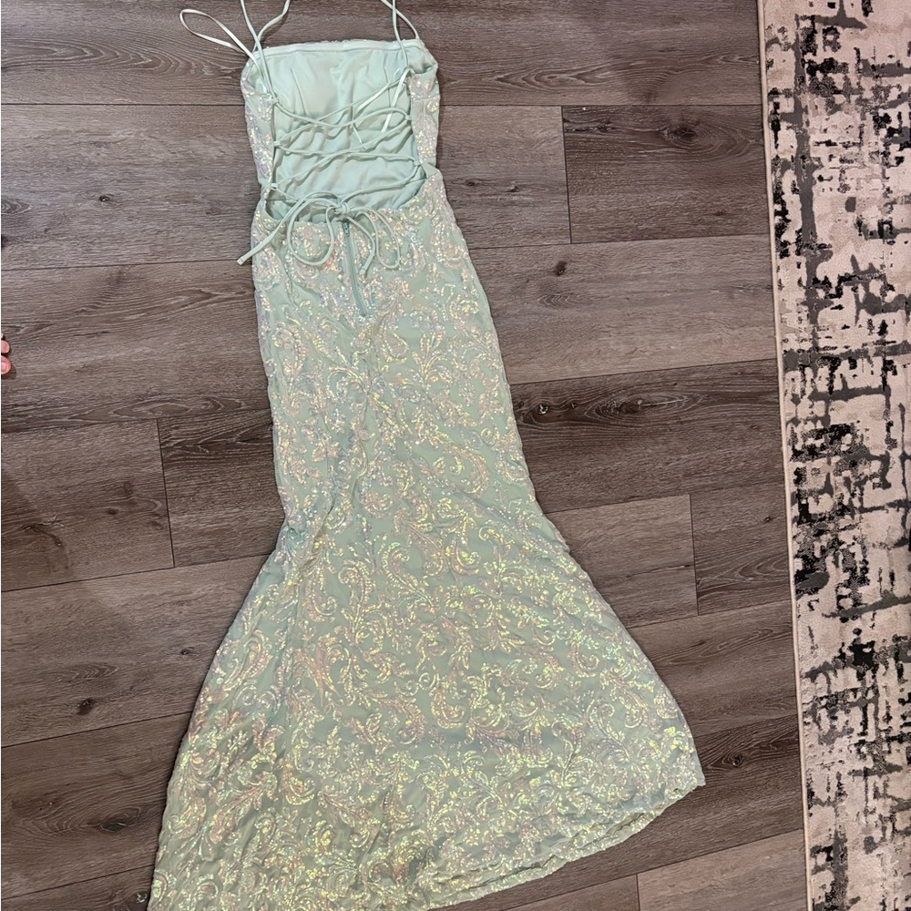 Windsor Mint Sequin Dress - Picture 2 of 3